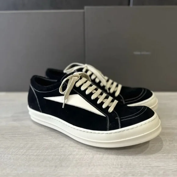 Rick Owens Strobe Vintage LowBlack Suede